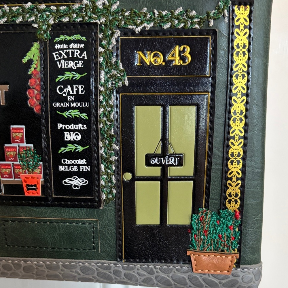 Vendula London Green Storefront Crossbody Bag - Picture 6 of 11